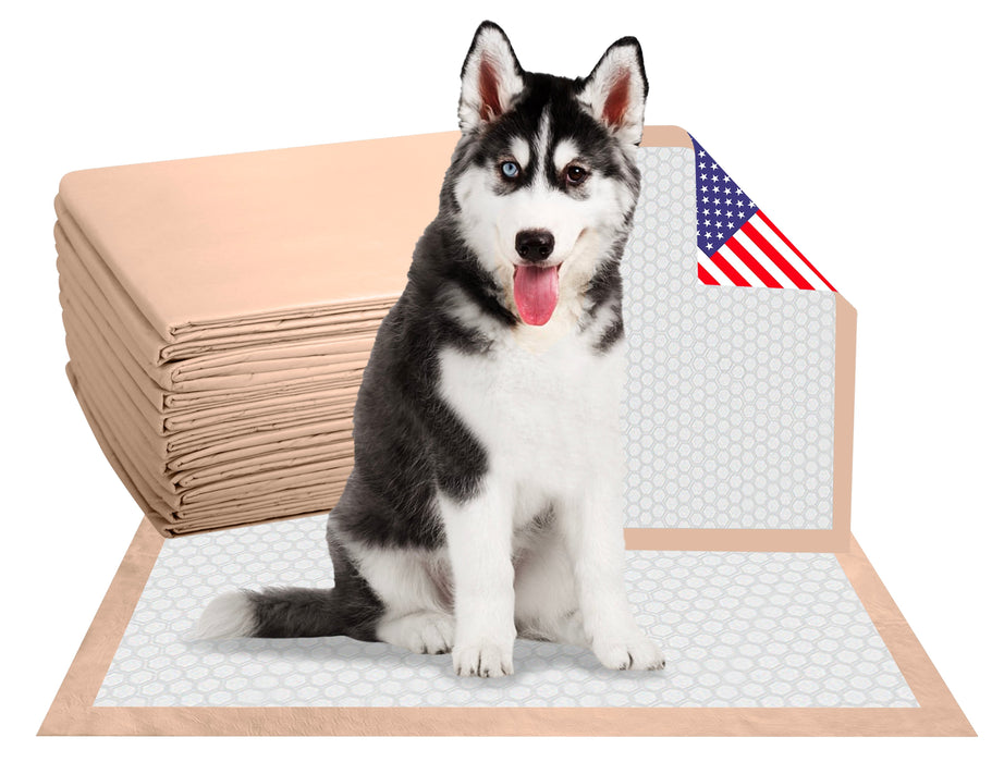 Wave LARGE Dog Potty Pads | Puppy Training Pet Pads - 30x36 SUPER Absorbency Dog Puppy Training Wee Wee Pee Pads Piddle, Pet Training Pads, 75 grams